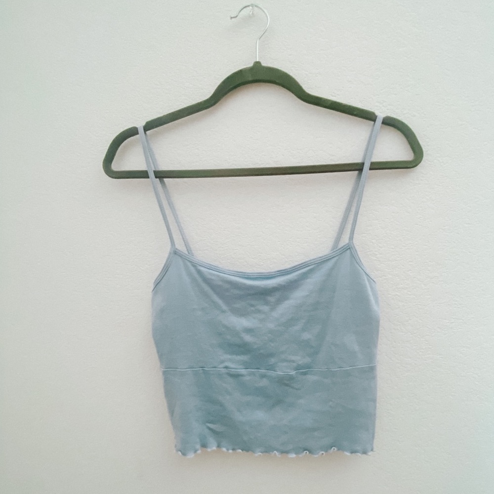 Baby Blue Crop Tank